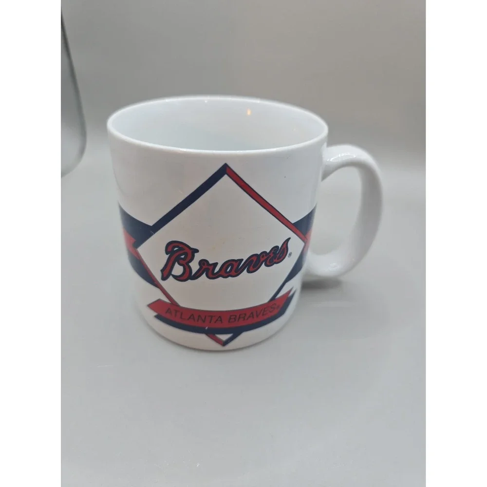 Atlanta Braves Baseball Coffee Mug / Cup - Genuine MLB Merchandise - Russ Berrie
